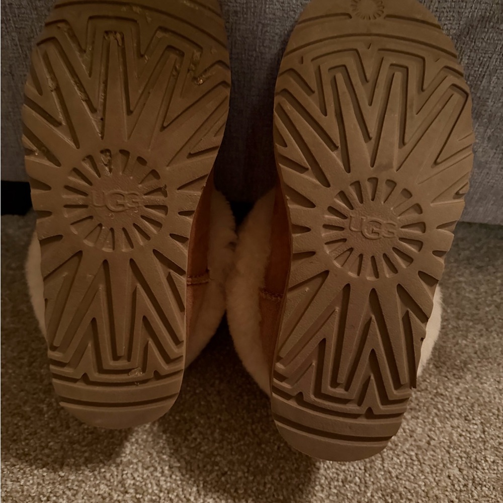 Ugg Cream Shearling Slippers - image 6